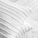 Essence 3-Piece Tufted Super King Duvet Cover Set 260X220Cm - White Pan Home