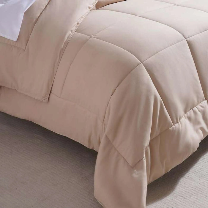 Essence Reversible Comforter 160X240Cm - Beige