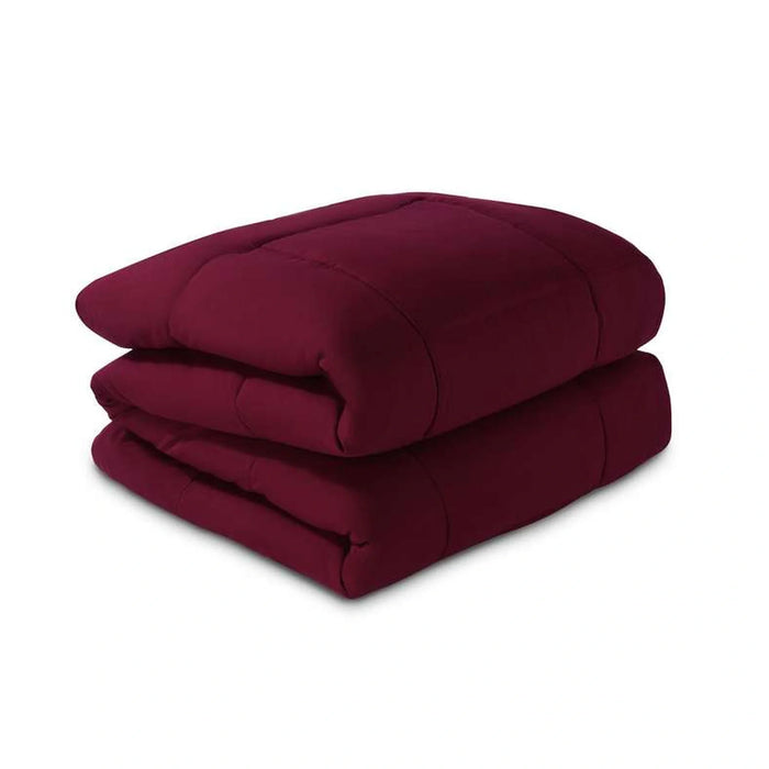 Essence Reversible Comforter 200X240Cm - Burgundy