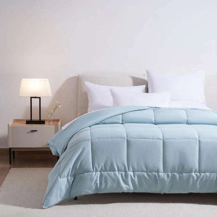 Essence Reversible Comforter 240X260Cm - Aqua