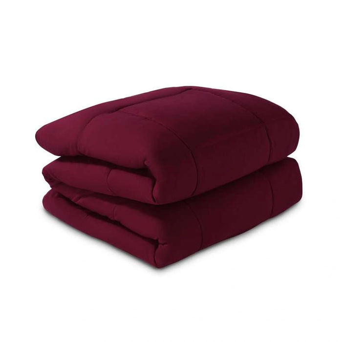Essence Reversible Comforter 240X260Cm - Burgundy