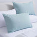 Essential 2-Piece Solid Pillow Case Set - Blue Pan Home