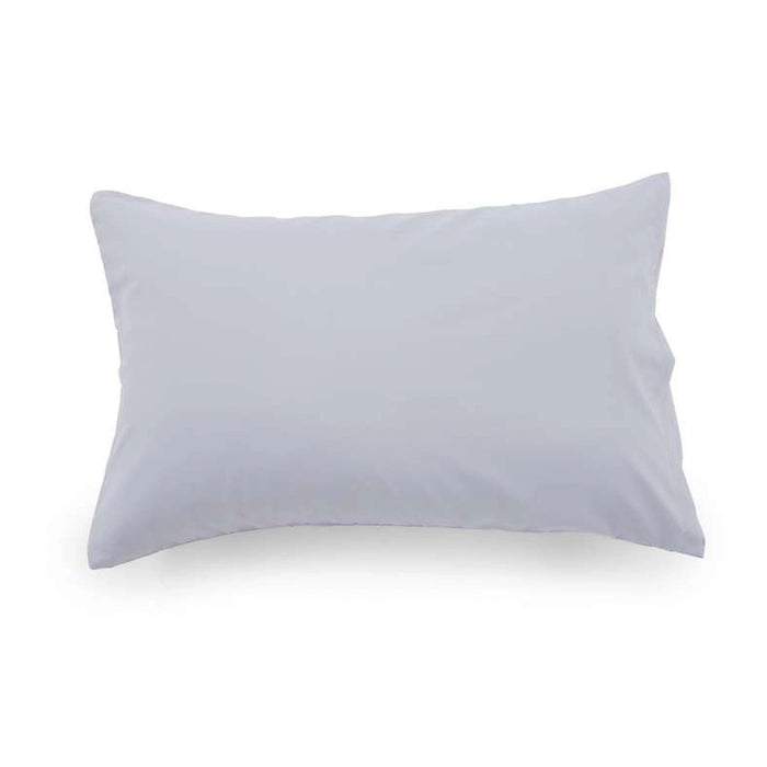 Essential 2-Piece Solid Pillow Case Set 50X75cm - Grey Pan Home