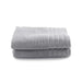 Essential 2 Pieces Bath Towel Set - Grey Pan Home
