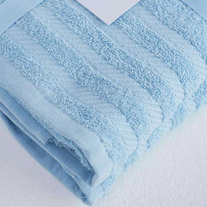 Essential 2 Pieces Bath Towel Set 70X130Cm - Sky Blue