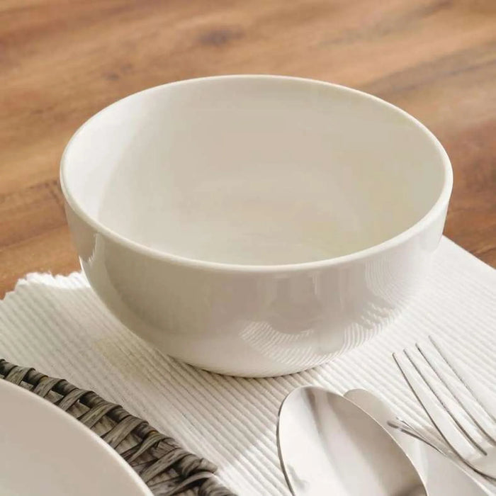 Essential 20-Piece Porcelain Dinner Set - White
