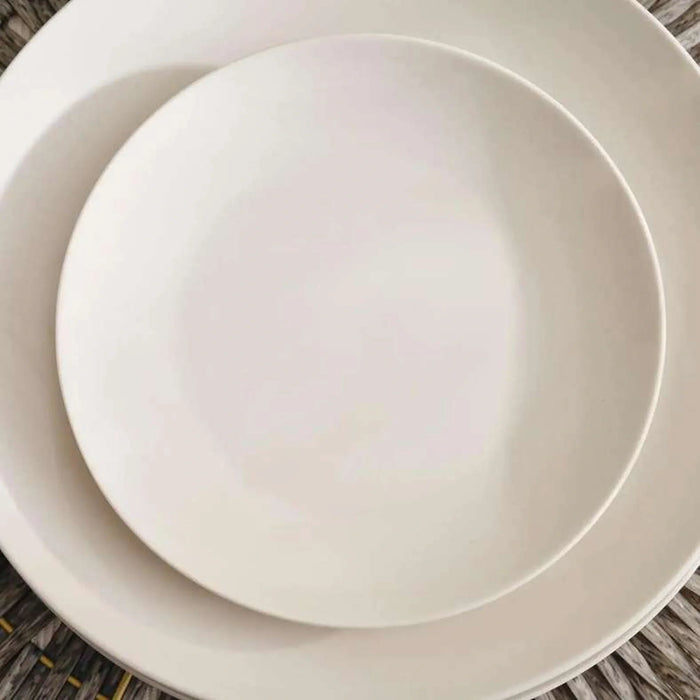 Essential 20-Piece Porcelain Dinner Set - White