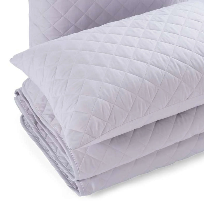 Essential 3-Piece Diamond Quilted Bedspread Set 160X220Cm - Beige