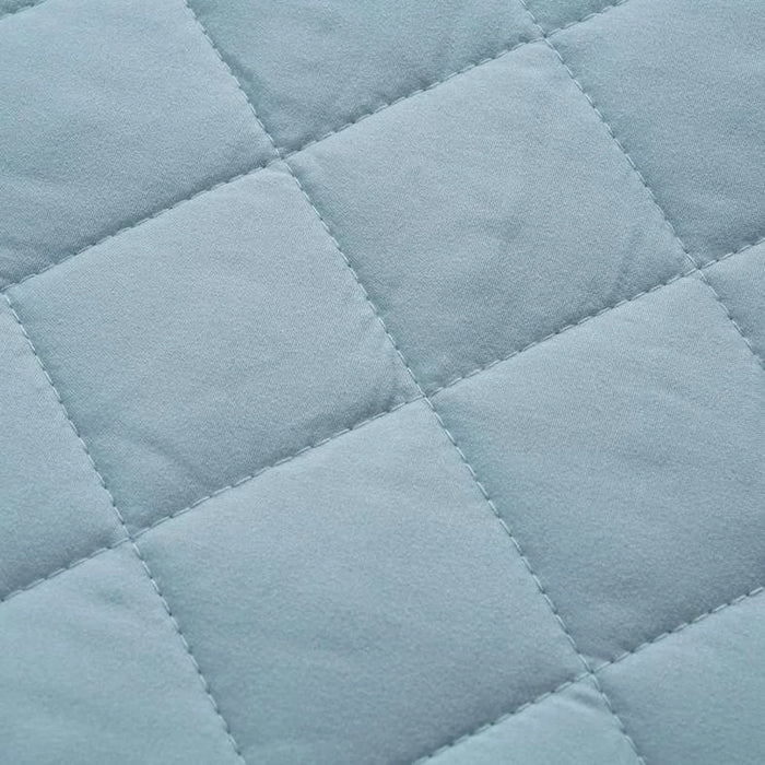 Essential 3-Piece Diamond Quilted Bedspread Set 160X220Cm - Blue