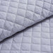 Essential 3-Piece Diamond Quilted Bedspread Set - Grey Pan Home