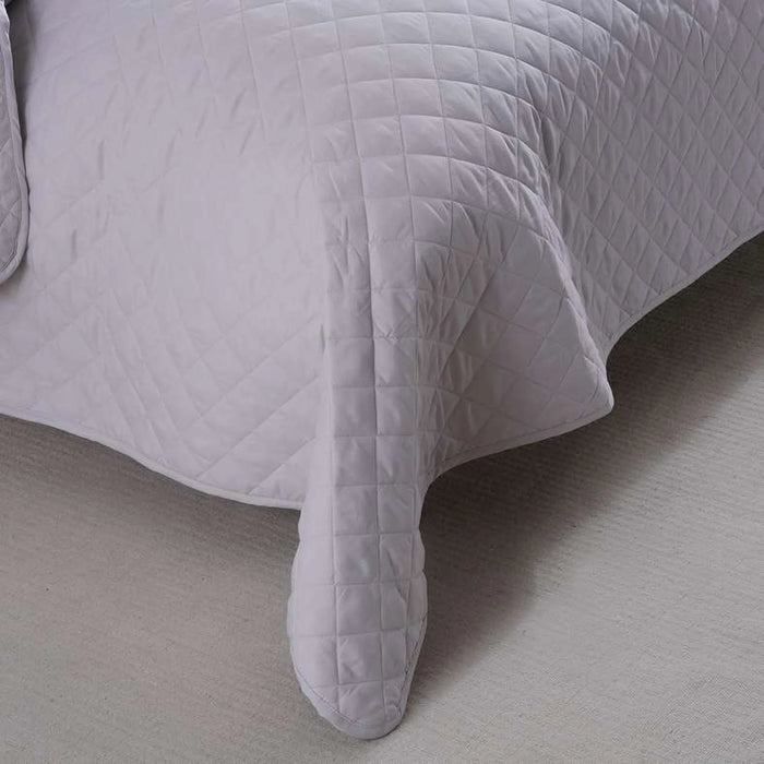 Essential 3-Piece Diamond Quilted Bedspread Set 220X240Cm - Beige