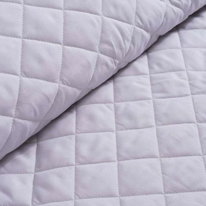 Essential 3-Piece Diamond Quilted Bedspread Set 220X240Cm - Beige