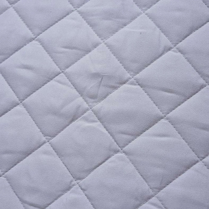 Essential 3-Piece Diamond Quilted Bedspread Set 220X240Cm - Grey