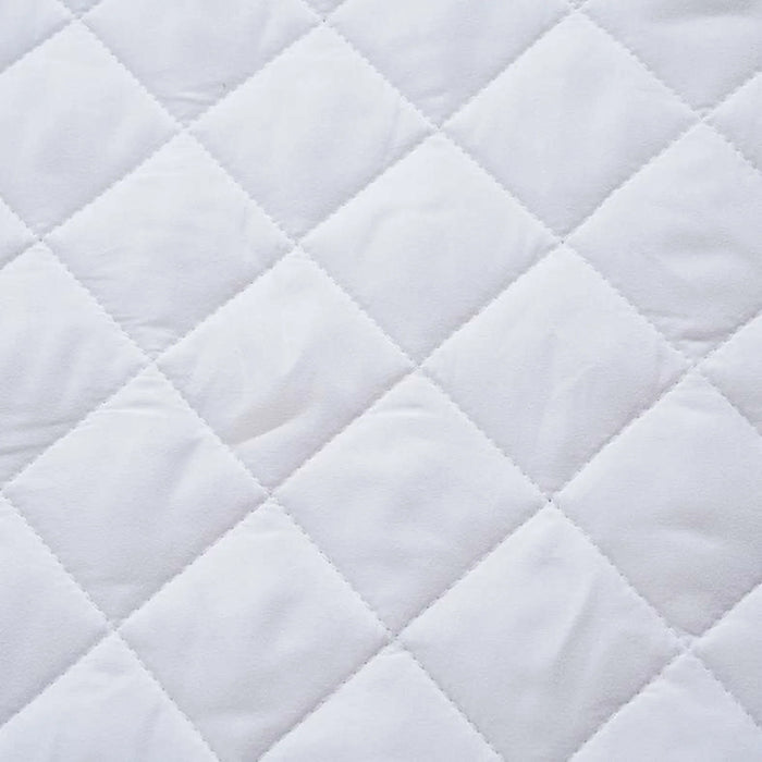 Essential 3-Piece Diamond Quilted Bedspread Set 220X240Cm - White
