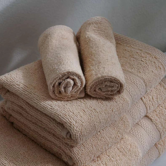 Essential 6 Pieces Towel Set - Beige