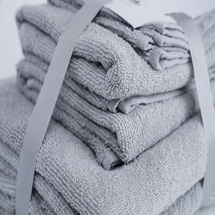 Essential 6 Pieces Towel Set - Grey