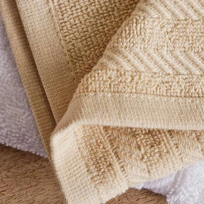 Essential 8-Piece Fingertip Towel Set 30X30Cm - Beige