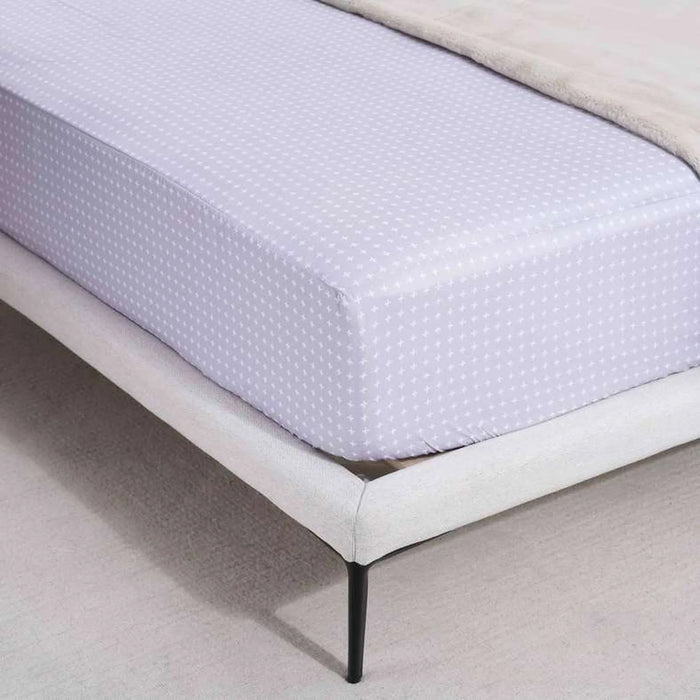 Essential Flex Fitted Sheet 120X200+33Cm - Grey