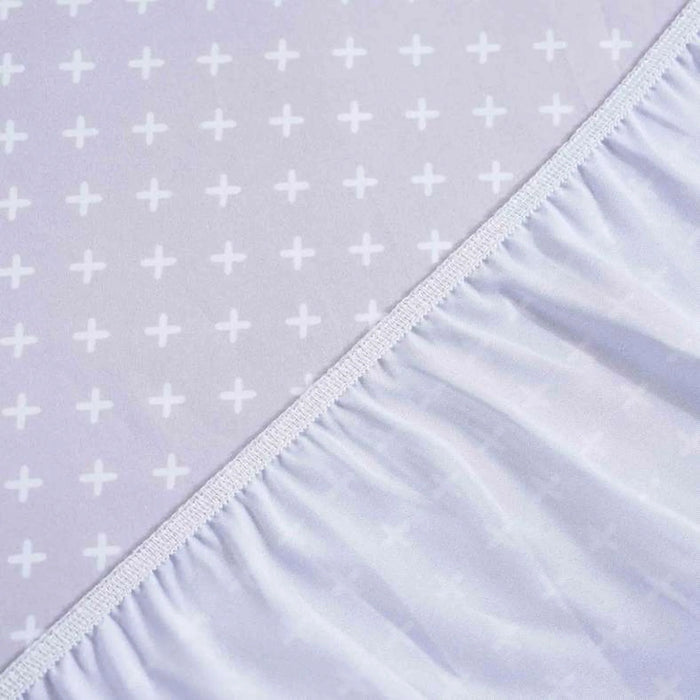 Essential Flex Fitted Sheet 120X200+33Cm - Grey