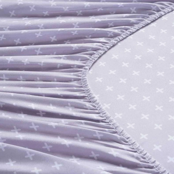 Essential Flex Fitted Sheet 120X200+33Cm - Grey