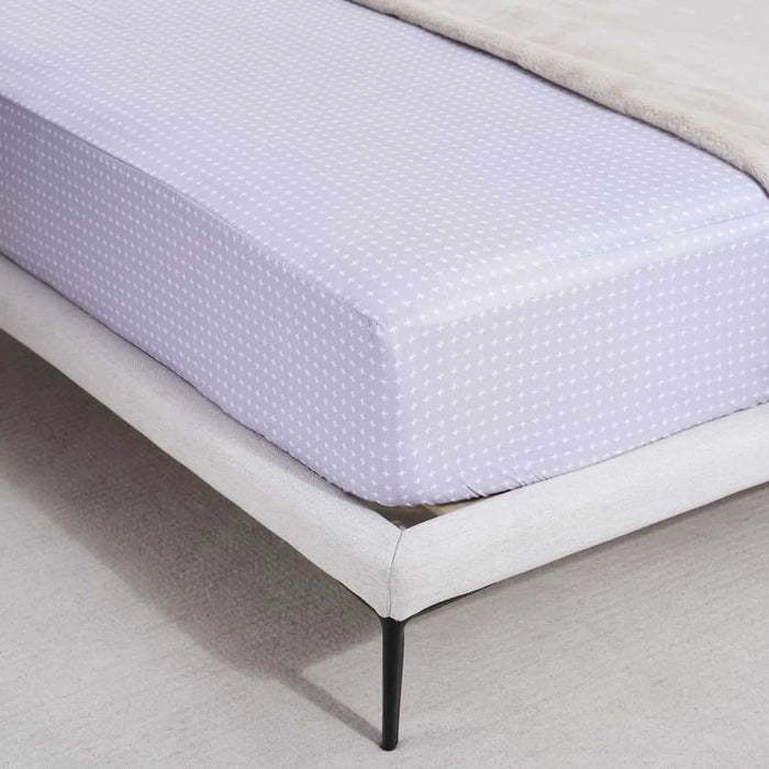 Essential Flex Fitted Sheet 90X200+25Cm - Grey