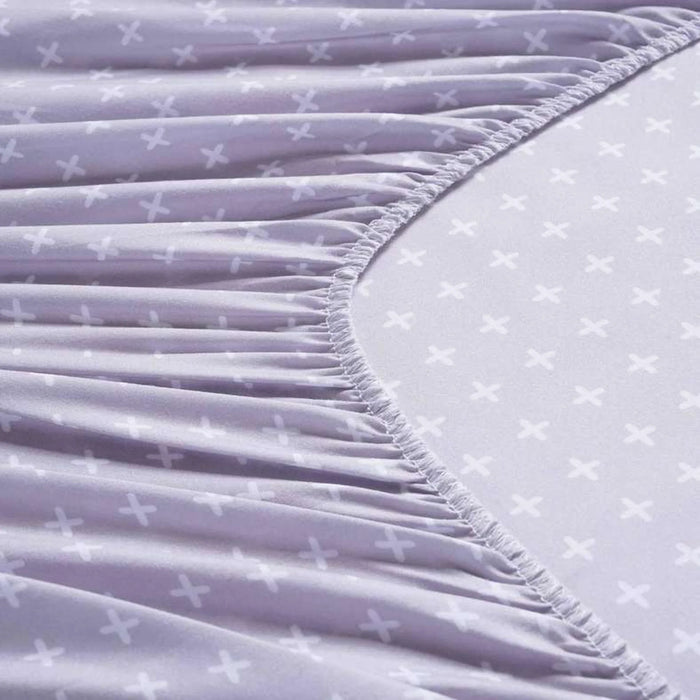 Essential Flex Fitted Sheet 90X200+25Cm - Grey