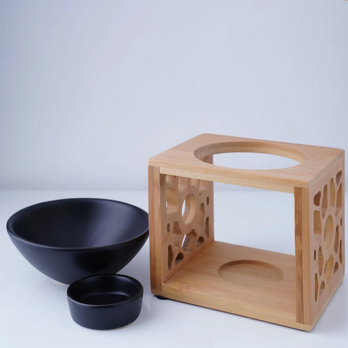 Essential Oil Burner Black 12X10X14Cm
