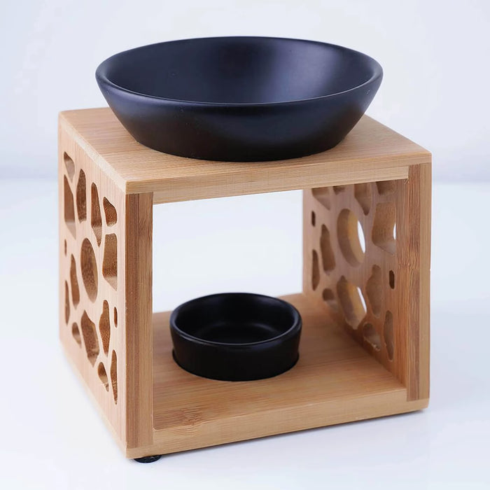 Essential Oil Burner Black 12X10X14Cm