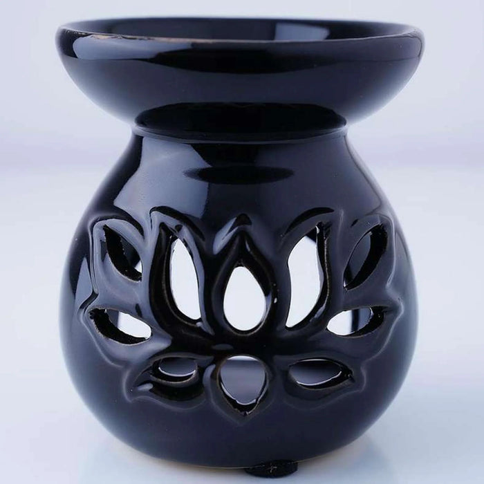 Essential Oil Burner Black D7X8Cm