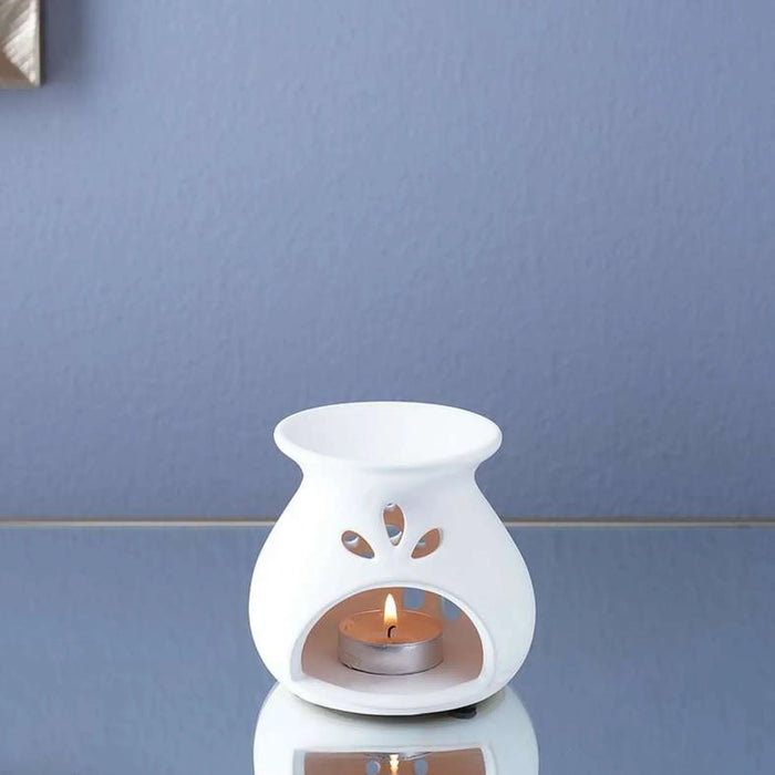 Essential Oil Burner White D10X9Cm