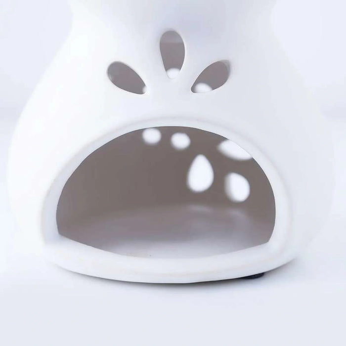 Essential Oil Burner White D10X9Cm
