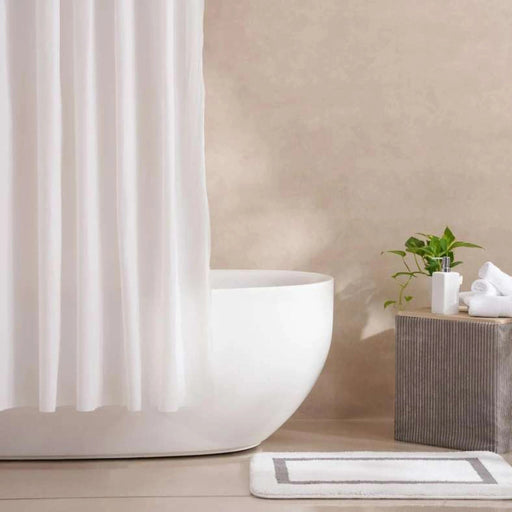 Essential Shower Liner - White Pan Home