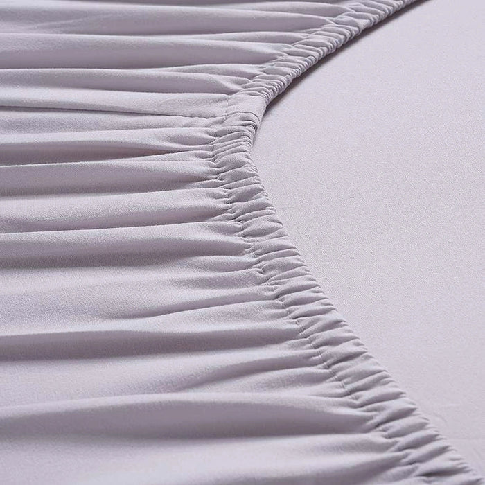Essential Solid Fitted Sheet 120X200+33cm - Beige Pan Home