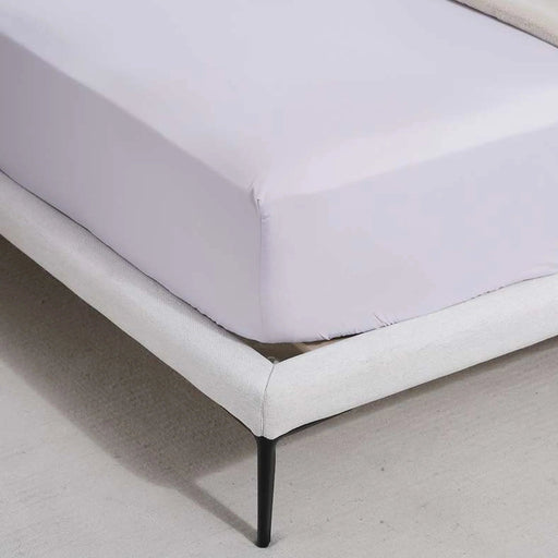 Essential Solid Fitted Sheet 160X200+33Cm - Beige Pan Home