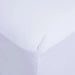 Essential Solid Fitted Sheet 160X200+33Cm - White Pan Home