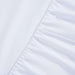 Essential Solid Fitted Sheet 160X200+33Cm - White Pan Home