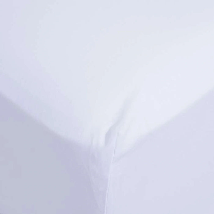 Essential Solid Fitted Sheet 180X200+33Cm - White