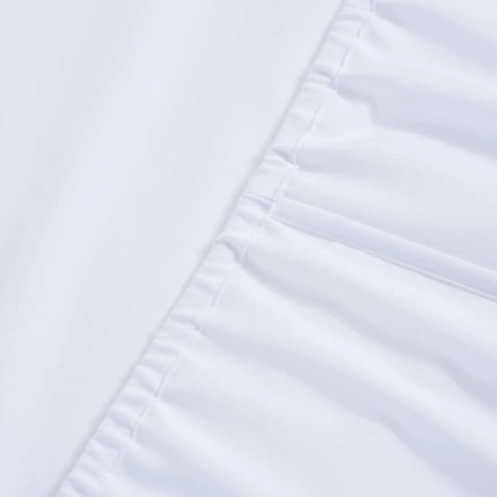 Essential Solid Fitted Sheet 180X200+33Cm - White