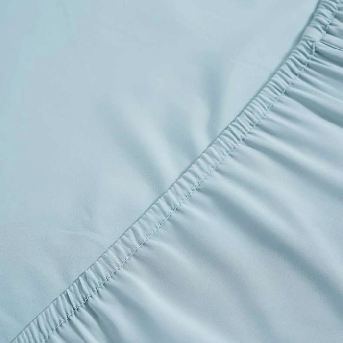 Essential Solid Fitted Sheet 200X200+33Cm - Blue