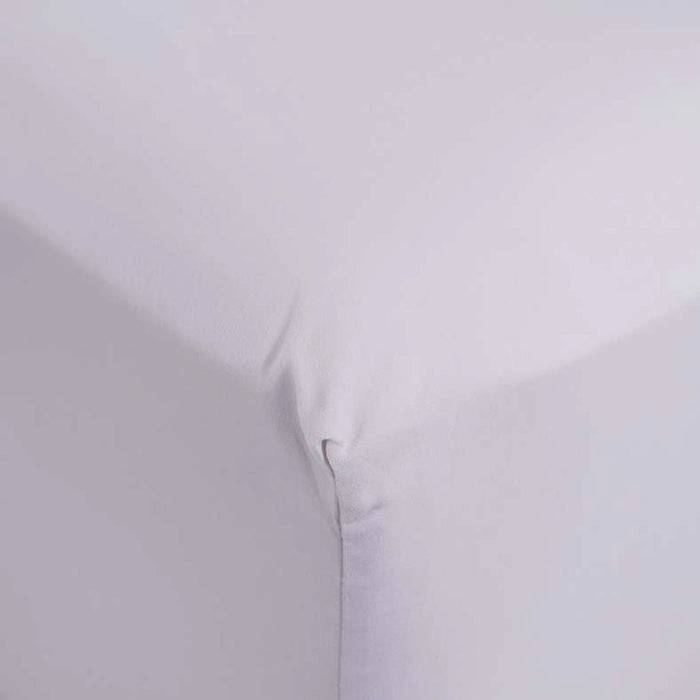 Essential Solid Fitted Sheet 90X200+25cm - Beige Pan Home