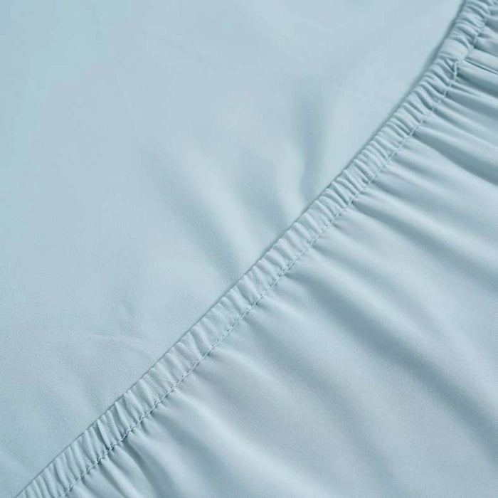 Essential Solid Fitted Sheet +25Cm - Blue Pan Home