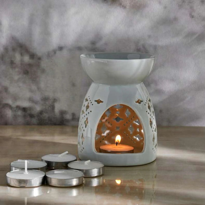 Essential Unscented 100-Piece T-Light Candle 7.5Gm - White - 3.5 Hrs