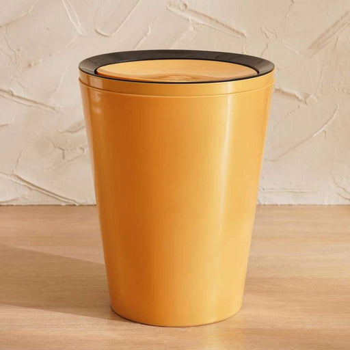 Essential Waste Bin W/Lid 8.5L - Gold Pan Home
