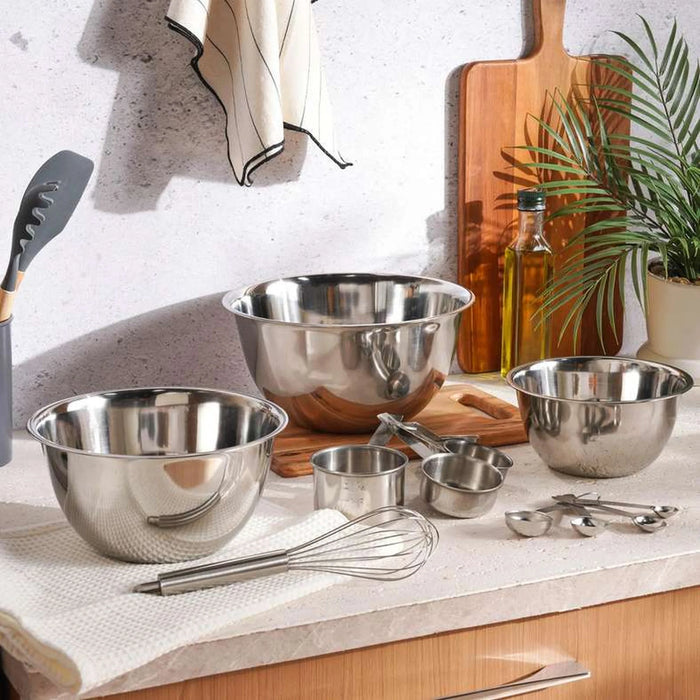 Essentials 12-Piece Baking Set -Chrome