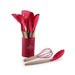 Essentials 13-Piece Kitchen Utensils Set - Red Pan Home