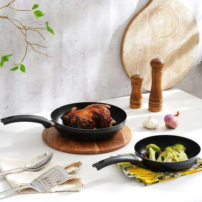 Essentials 2-Piece Fry Pan - Black Pan Home