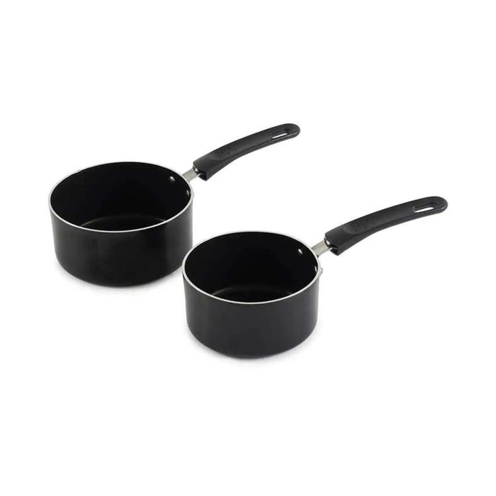 Essentials 2-Piece Sauce Pan - Black Pan Home