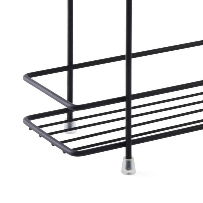 Essentials 2-Tier Spice Rack 33X8X22Cm - Black