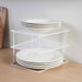 Essentials 3-Tier Plate Organizer 25X25X20Cm - White Pan Home