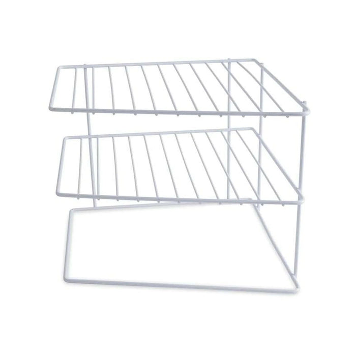Essentials 3-Tier Plate Organizer 25X25X20Cm - White Pan Home